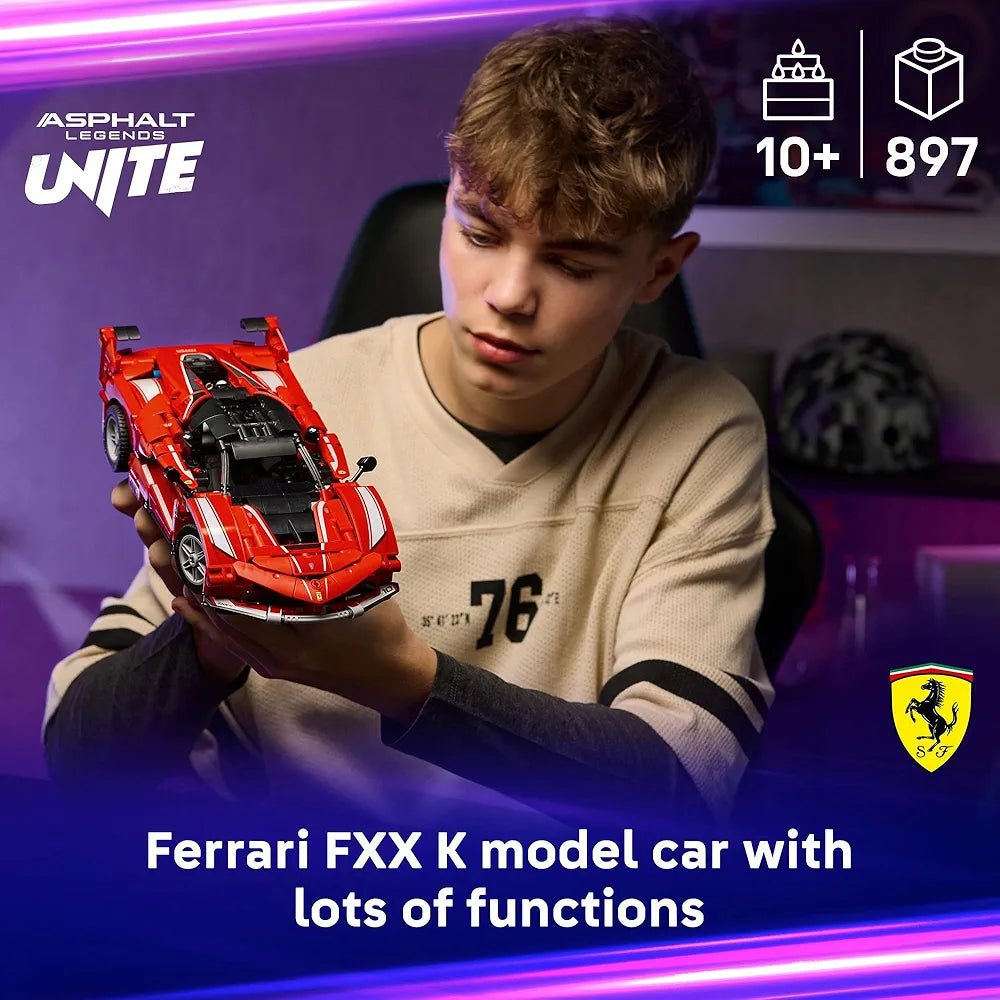 Lego Technic Ferrari FXX K Model Car Kit STEM Building Toy 42212 Building Blocks Toys for 10+ Gift for Boys and Girls