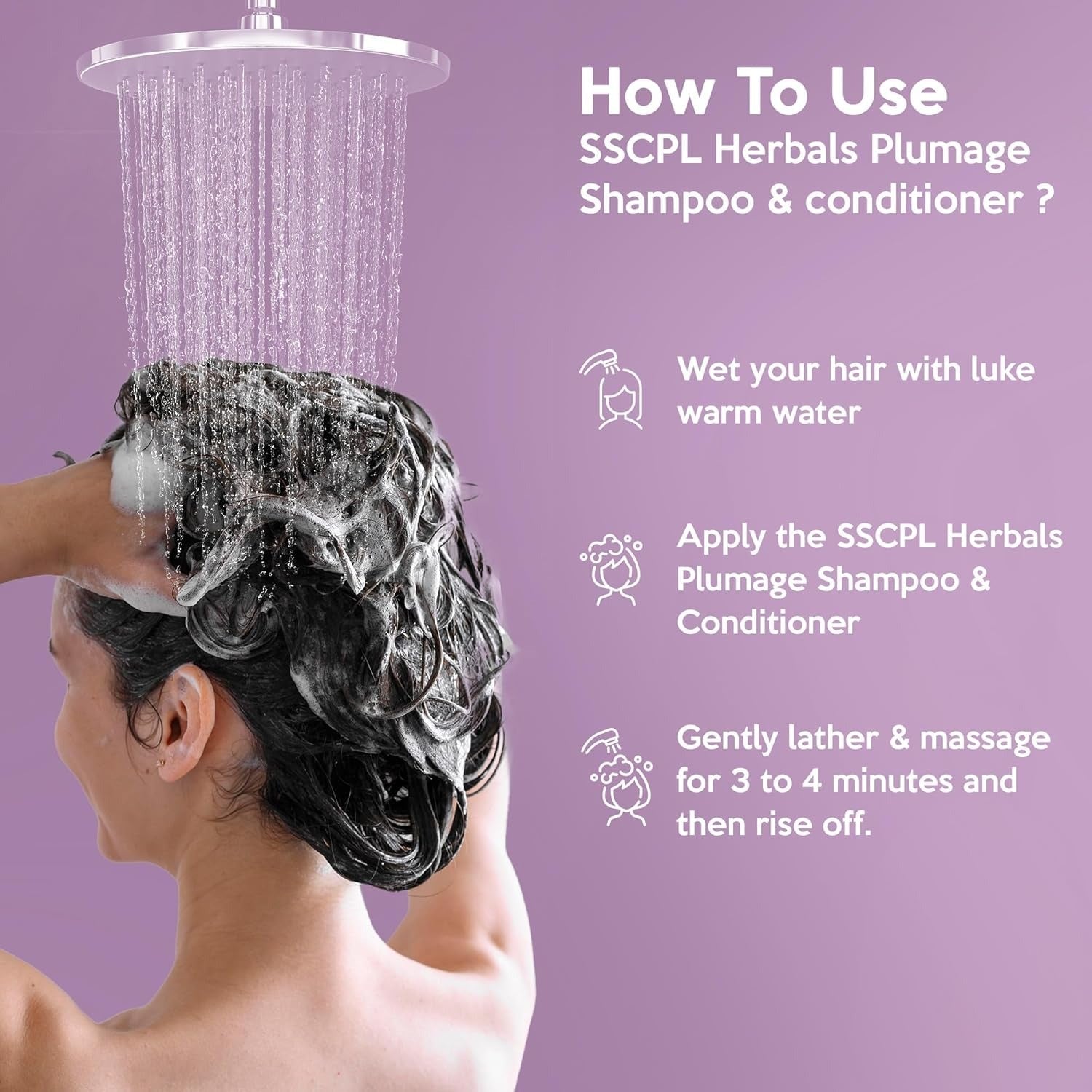 Sscpl Herbals Sulfate-Free & Paraben-Free Shampoo & Conditioner - 200 (Pack of 2)