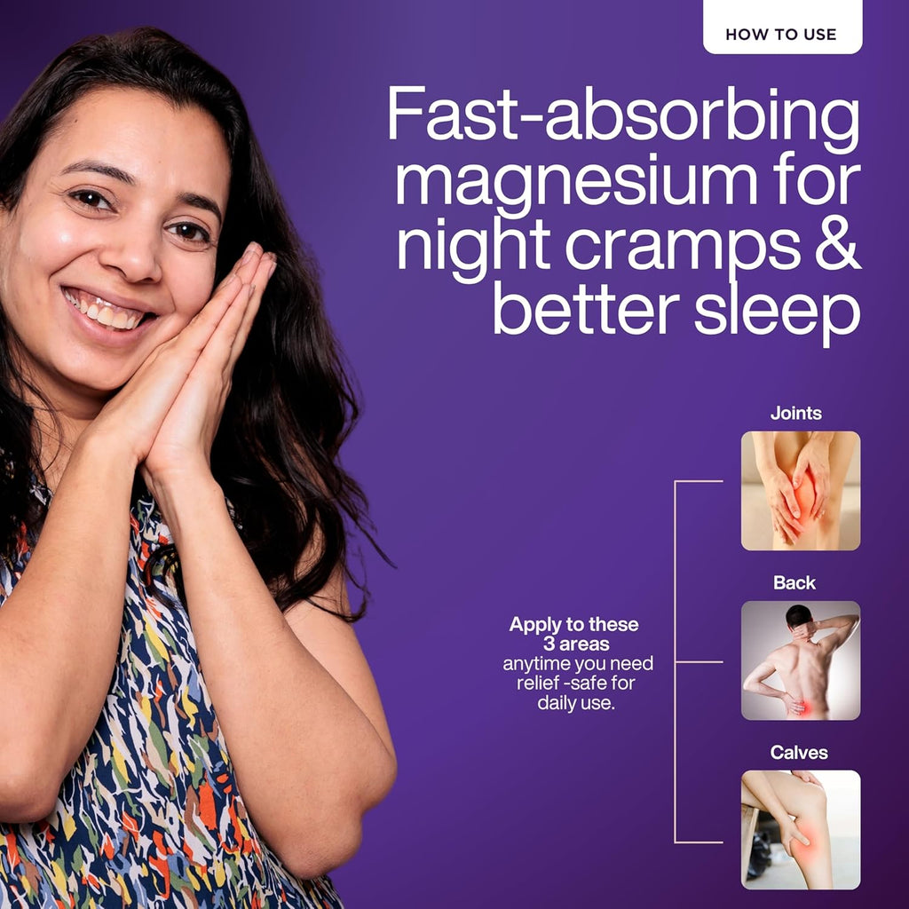Puretive Sleep Ease Magnesium Oil â€“Natural Transdermal Topical Magnesium for Pain Relief & Fast Muscle Recovery & Deep Sleep Fast Absorbing | Calms Night-Time Restlessness | Promotes Relaxation & Better Sleep Quality | 100 ml