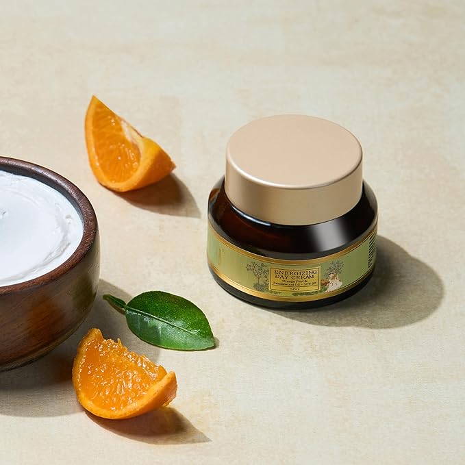 FloraSoul Ayurveda Energizing Day Cream With Orange Peel & Sandalwood SPF 30 - 50 Gms