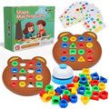 Kidology Geometric Shape and Color Matching Puzzle Board Game