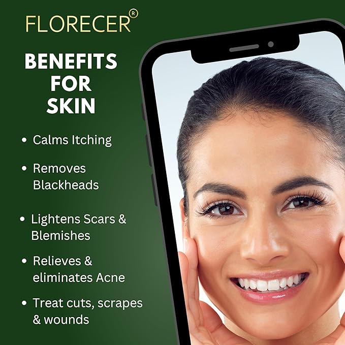 Florecer Tea Tree Essential Oil for Hair Face Skin - 15 ml