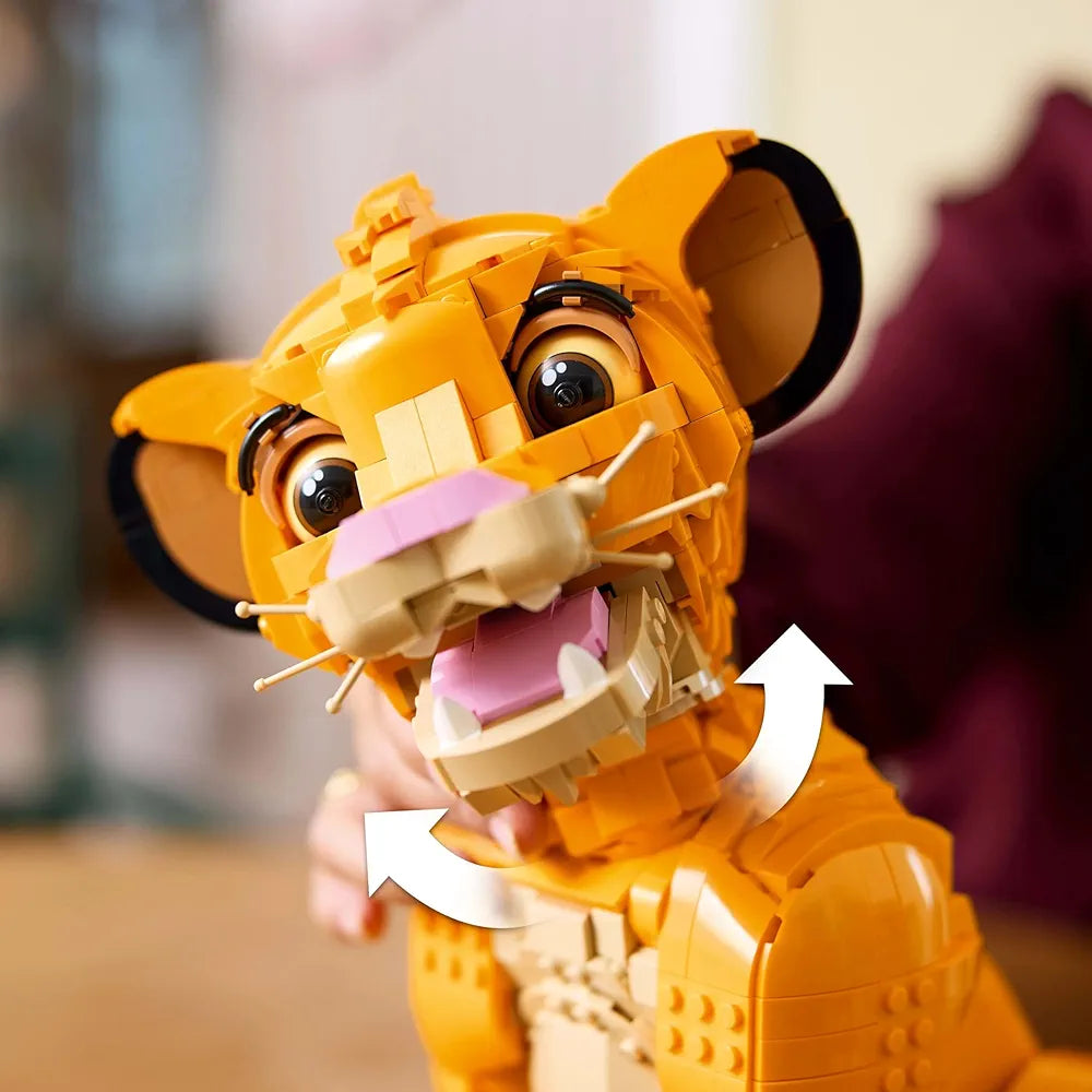 Lego ǀ Disney Young Simba The Lion King Building Set 43247 Building Blocks for 18+ Gift