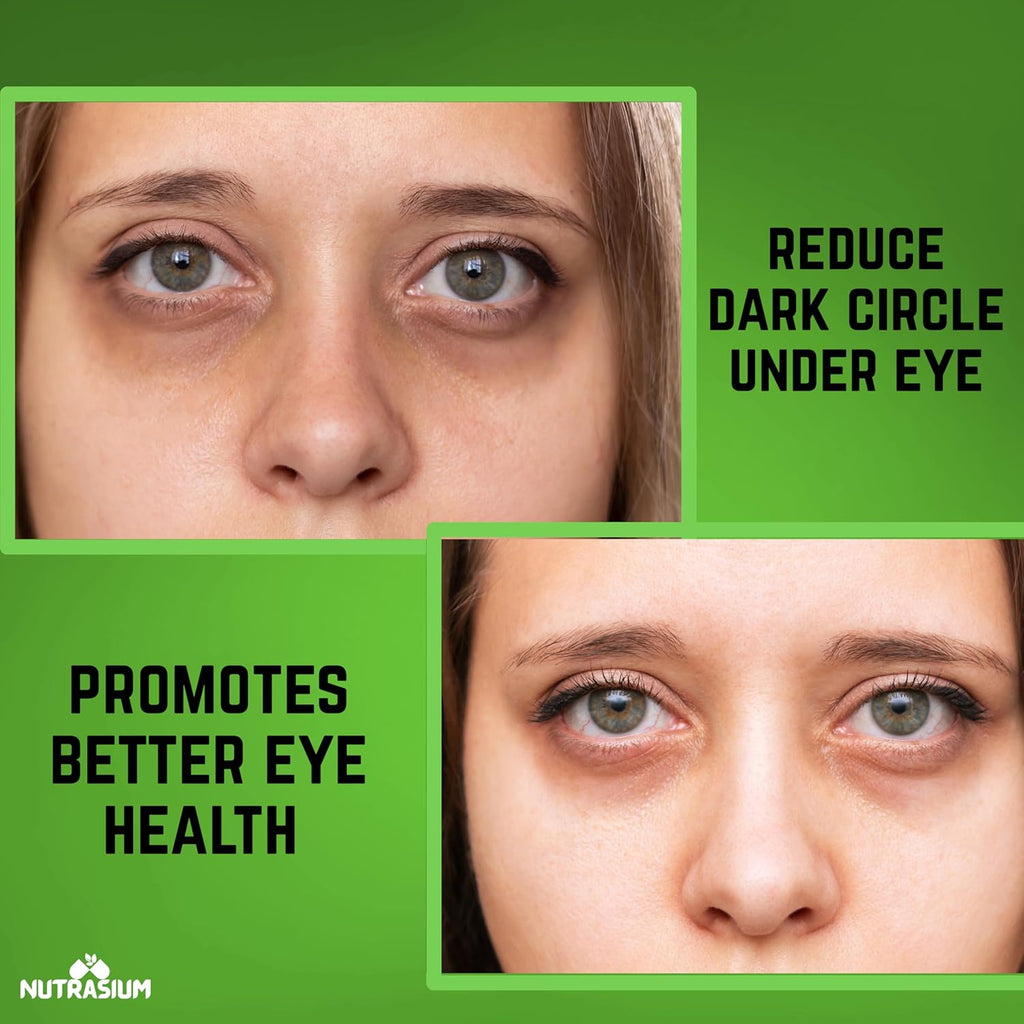 Nutrasium Eye Care | Lutein, Zeaxanthin Astaxanthin Eye Supplement | Supports Healthy Vision, Helps Reduce Digital Eye Strain & Fatigue from High Screen Time for Men, Women & Students (120-Capsules)