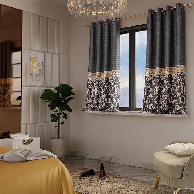 Stoa Paris Curtain for Home Single pc Patterned Curtain for Window