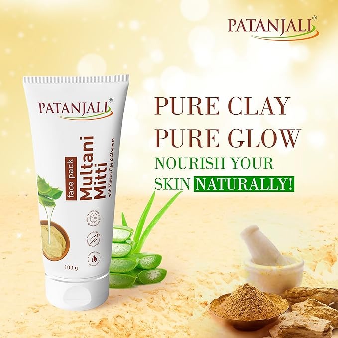Patanjali Multani Mitti Face Pack - 100 gms