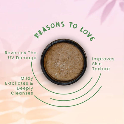 FOY Naturals Walnut and Pumpkin Seed Exfoliating Face Wash