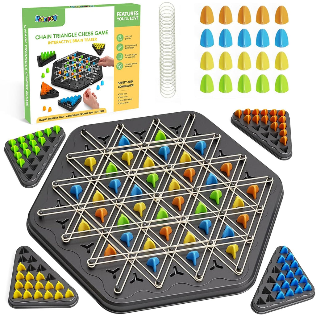 Kidology Chain Triangle Chess Game