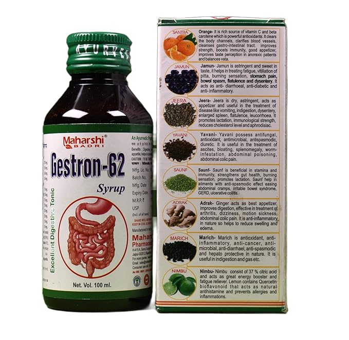 Maharshi Badri Gestron-62 Syrup - 200 ml