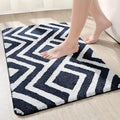 Roseate Egyptian Soft Microfibre Solid Bath Mat Bedroom Kitchen Floor Mat Blue Colour