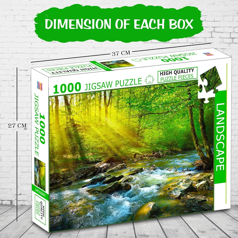 Hello Friend Landscape 1000 Piece Jigsaw Puzzles for Kids and Childrens
