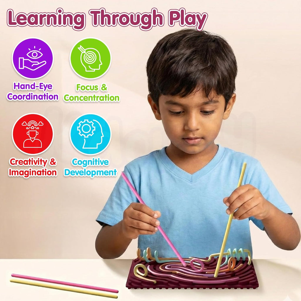 Kidology Sensory Fidget Toys for Kids Toddler Boys Sensory Activity Board