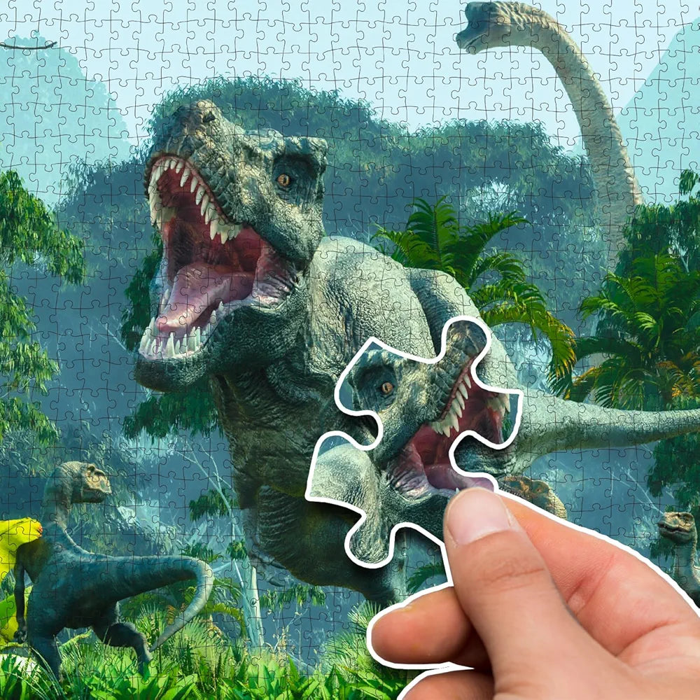 Hello Friend Dinosaurs Puzzle Box 1000 Piece Jigsaw Puzzle Prehistoric Adventure