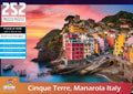 Playhills Beautiful Landscape Cinque Terre, Italy 252pcs Jigsaw Puzzle for Kids and Adults Focus and Mind Relaxation Puzzles