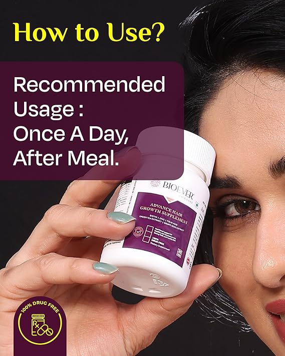 Bioever Advance Hair Growth Supplement - 30 tabs
