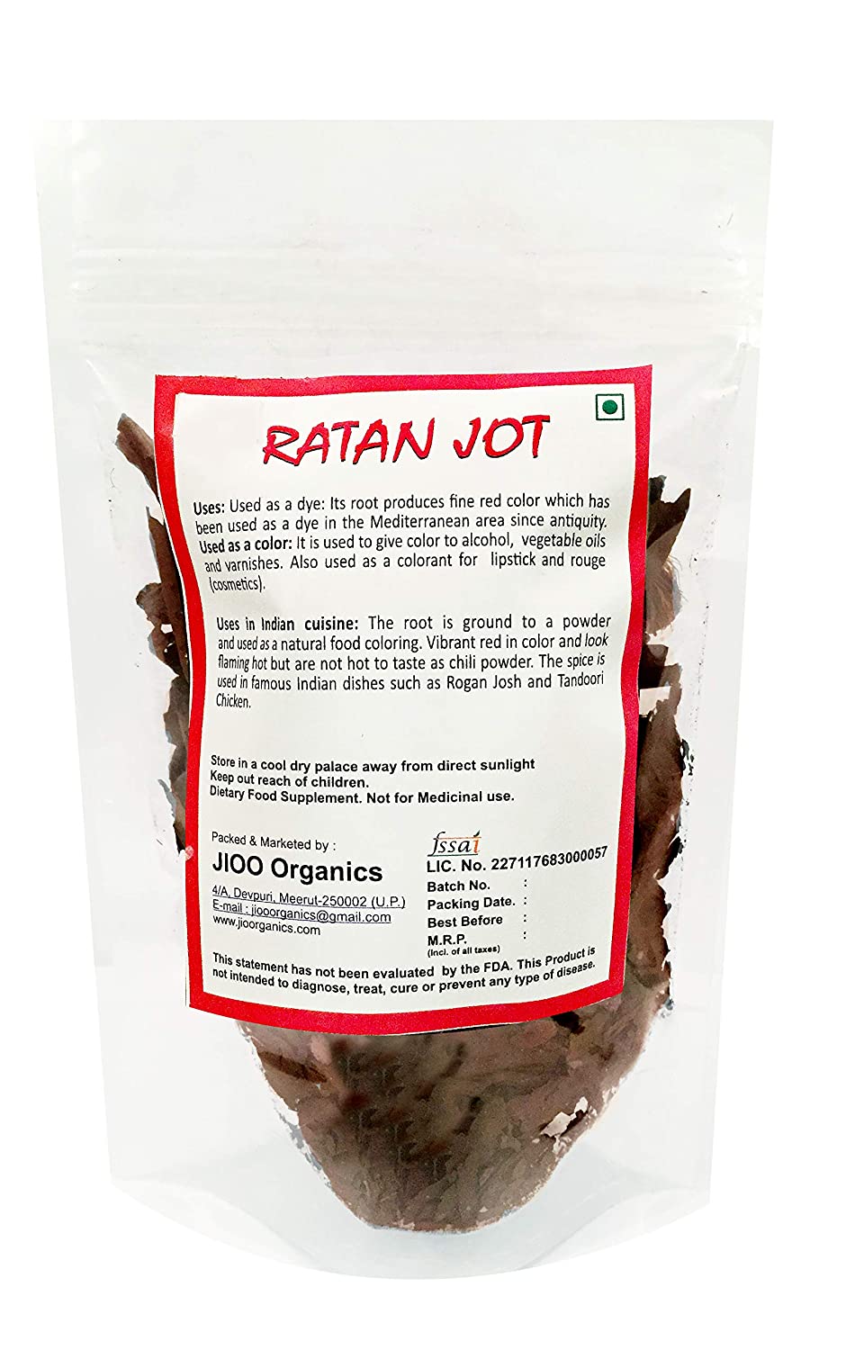 Jioo Organics Ratan Jot - 100 gms