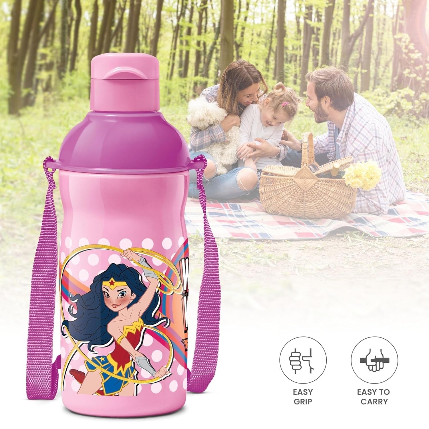 Milton Wonder Woman Water Bottle 390ml