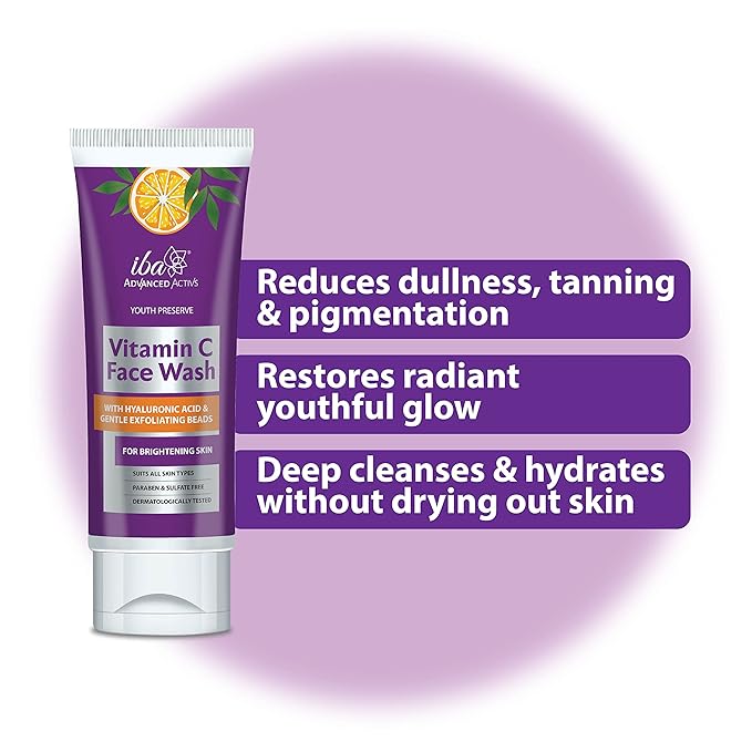 Iba Advanced Activs Youth Preserve Vitamin C Face Wash - 100 Ml