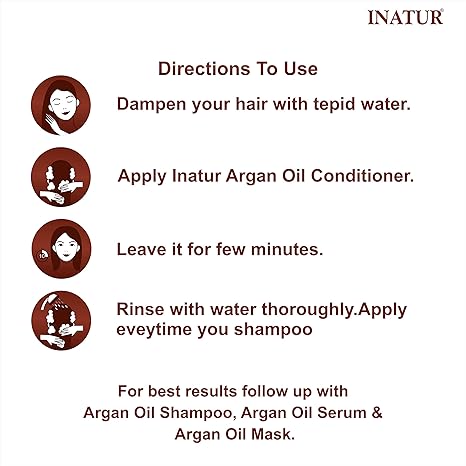 Inatur Argan Oil Hair Conditioner - 200 ml