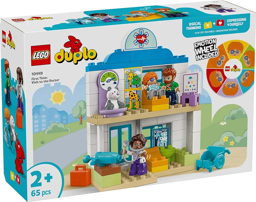 Lego Duplo Town First Time: Visit with The Doctor 10449 Building Blocks Toys for 2+ Gift for Boys and Girls