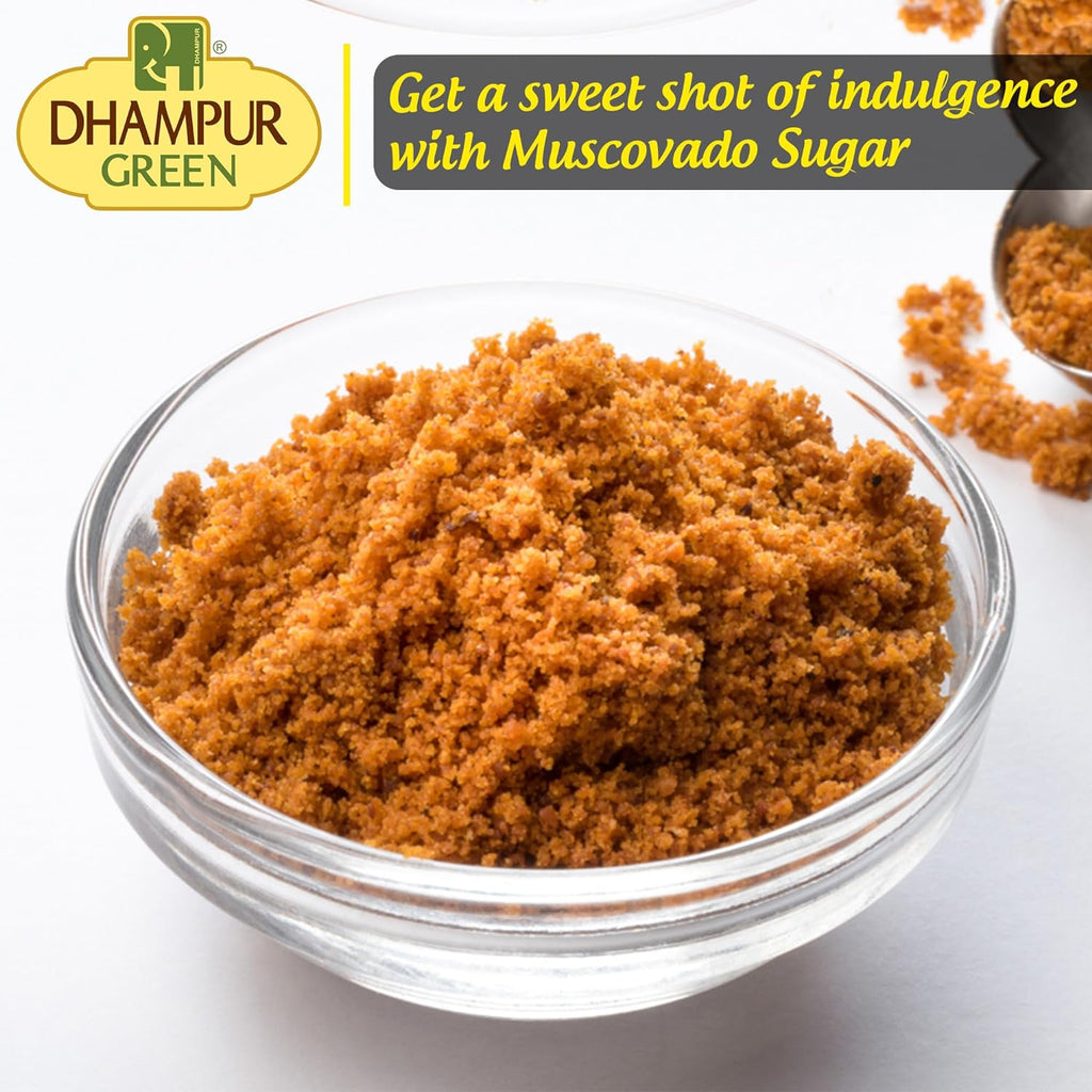 Dhampurgreen Muscovado Sugar Pack of 2 - 800 gms