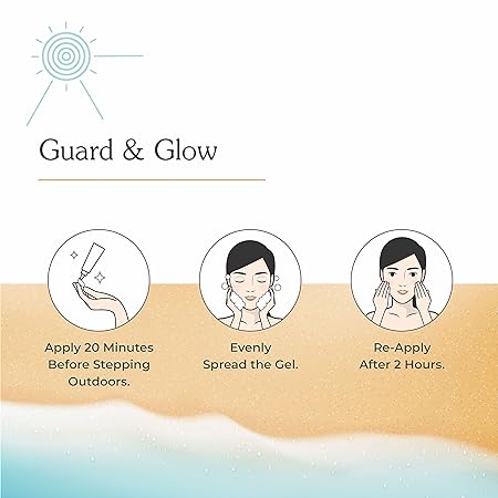 Brinton UV Doux SPF 50 PA+++ Mineral Based Sunscreen Gel - 50 gms