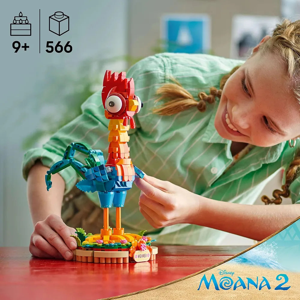 Lego Disney Moana 2 Heihei Buildable Animal Model Kit 43272 Building Blocks Toys for 9+ Gift for Boys and Girls