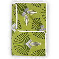 Divine Casa 120 GSM Glace Cotton Single Bed Dohar Lightweight & Reversible AC Blanket Colour Olive Green & Azure Blue