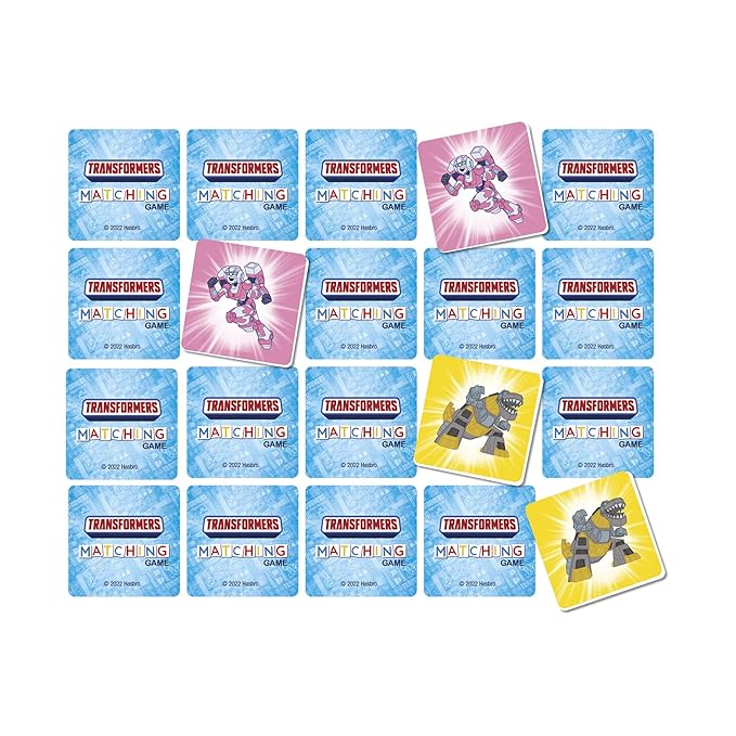 Hasbro Gaming Transformers Matching Game for Kids