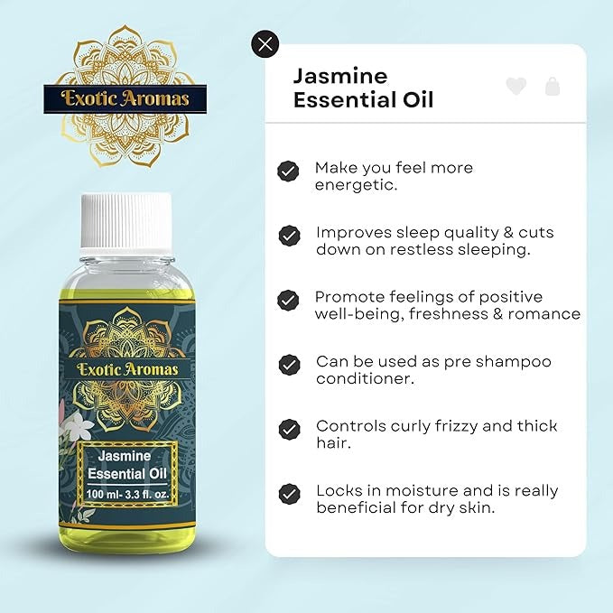 Exotic Aromas Essential Oil Jasmine - 100 ml