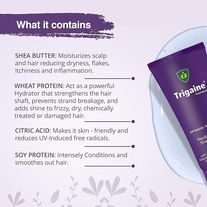 Apple Therapeutics Trigaine pH Balanced Shampoo - 100 ml