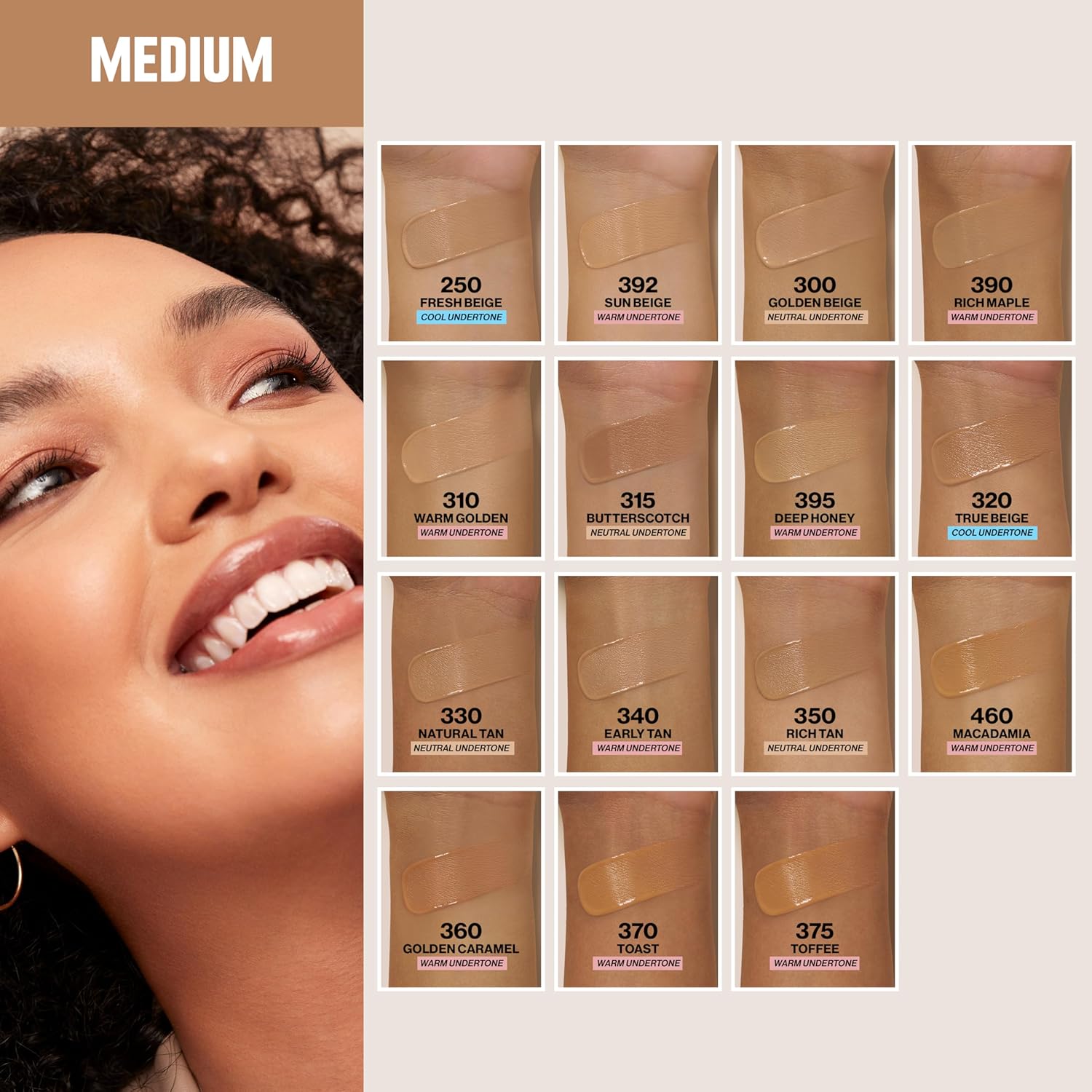 Revlon Liquid Foundation, ColorStay Face Makeup for Combination & Oily Skin, SPF 15, Medium-Full Coverage with Matte Finish, 370 Toast, 30 ml