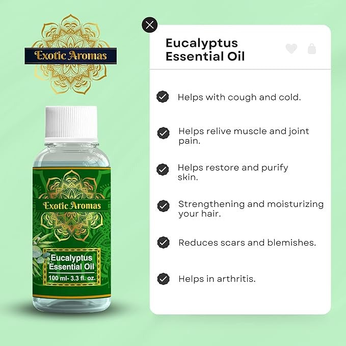 Exotic Aromas Eucalyptus Essential Oil - 100 ml