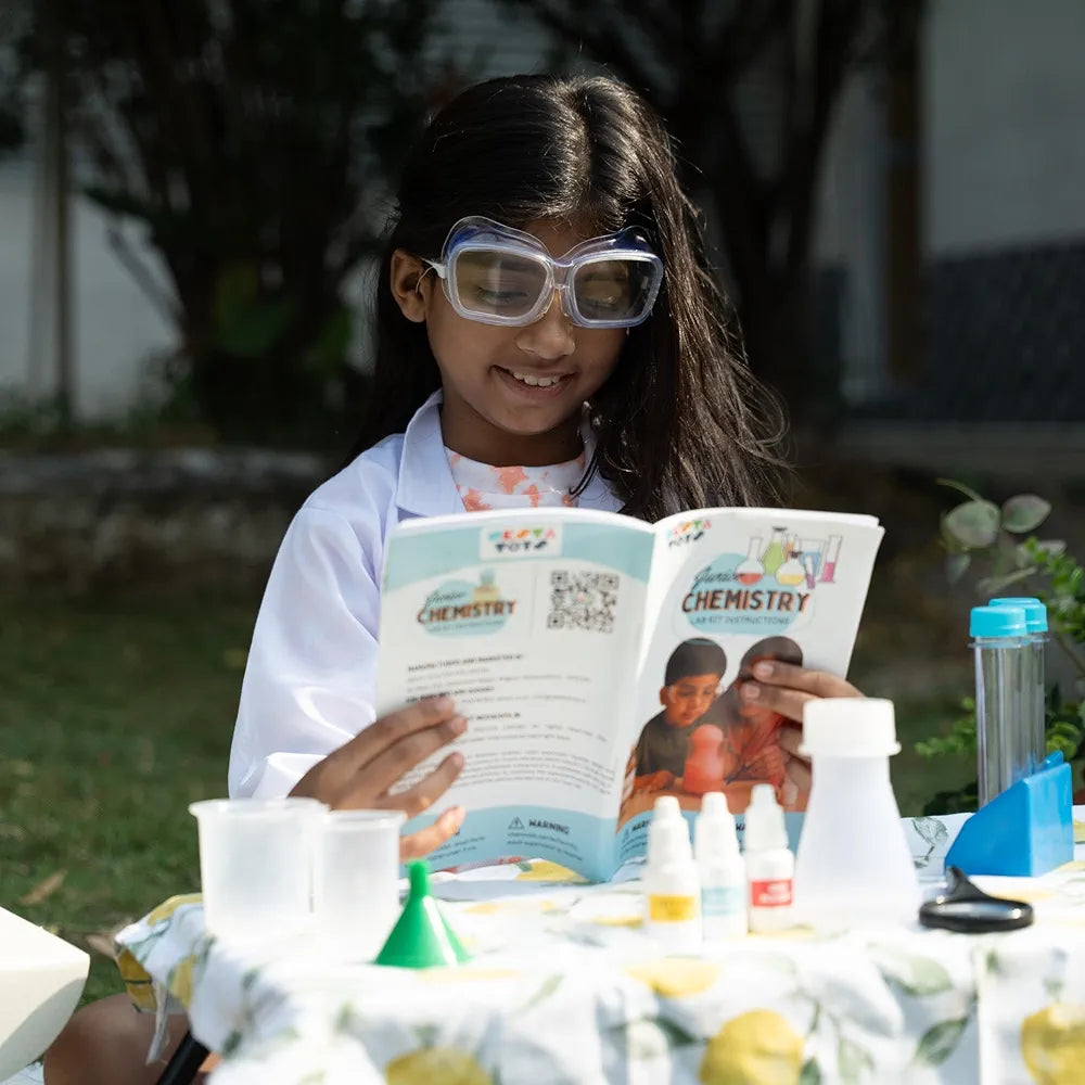 Nesta Toys Junior Chemistry Lab Kit for Kids Stem Science Experiment Kit for Ages 4–8 Years Fun Science Activities for Boys & Girls Educational Learning