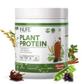 INLIFE Plant Protein Powder - Pea, Quinoa & Brown Rice - 25g Protein - Ashwagandha, Green Tea & Grape Seed Extract - Digestive Enzymes Bodybuilding Supplement (500 g, Chocolate)
