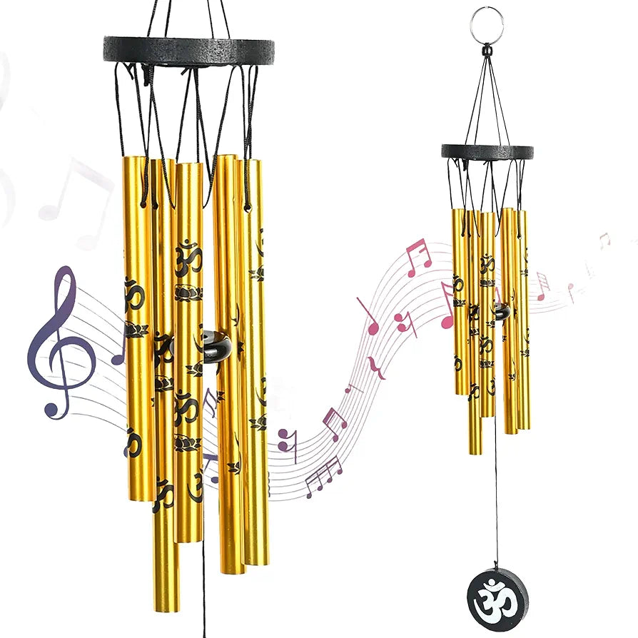 Hanging Wind Chimes Gold Wind Chime -010