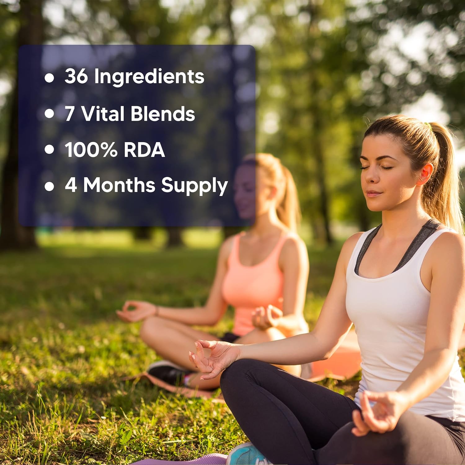 Simply Earth Nutrition Combo: 120 Magnesium Complex Tablets + 120 Multivitamin Tablets - Complete Blend of Vitamins, Minerals & Probiotics for Bone & Heart Health