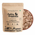 Nutty Organics California Roasted Pistachios 250 GM | Hand Selected Jumbo | Nutritious Tasty & Healthy Nuts Dry Fruits | Rich in Protein