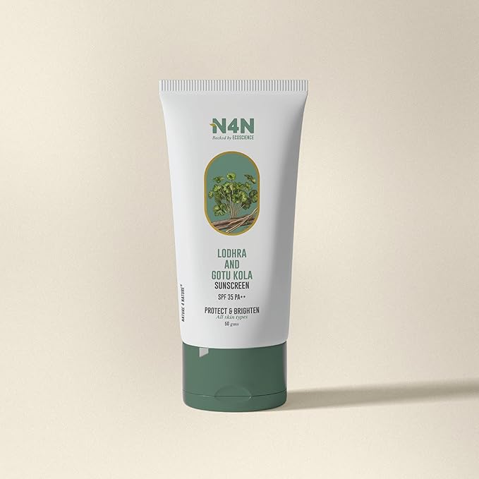 Nature4nature Sunscreen Spf 35 Pa++ With Lodhra & Gotu Kola – 50 Gms