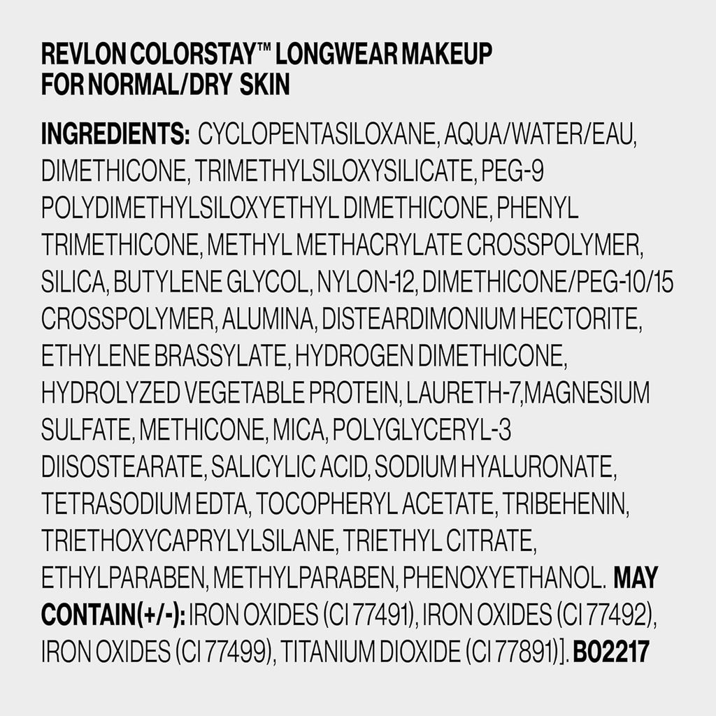 Revlon Liquid Foundation, ColorStay Face Makeup for Normal & Dry Skin, SPF 20, Longwear Medium-Full Coverage with Natural Finish, 250 Fresh Beige, 30 ml