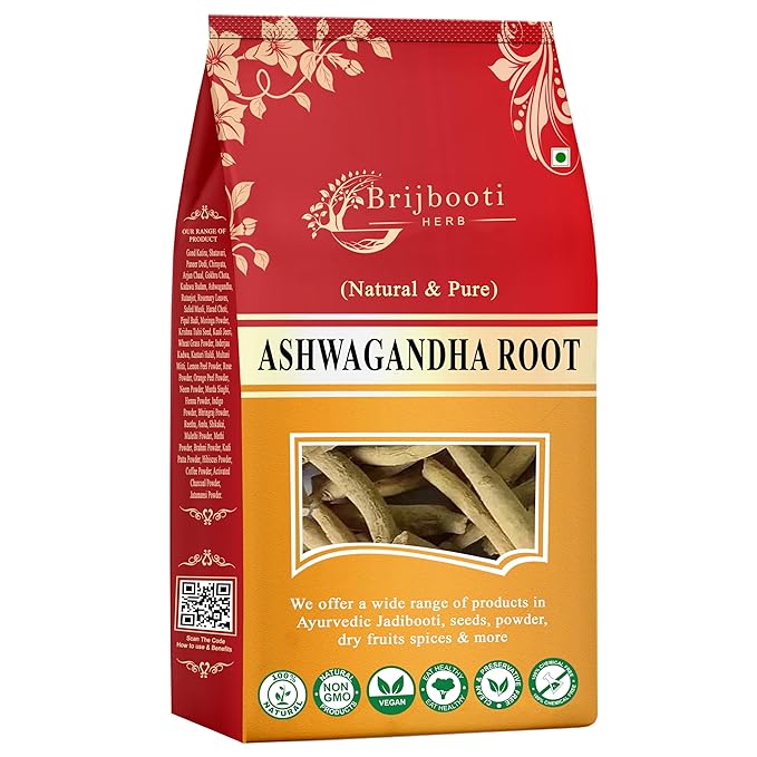 Brijbooti Birju Mahavir Ashwagandha Withania Somnifera Root - 200 gms