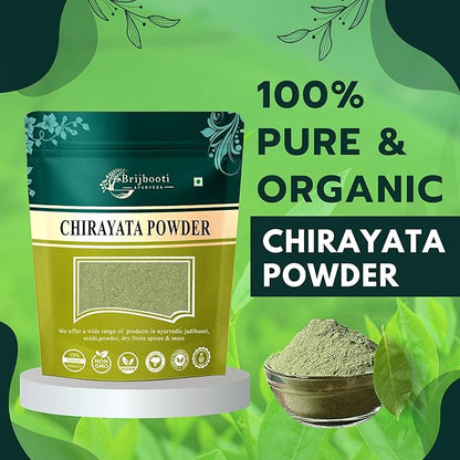 Brijbooti Birju Mahavir Chirayata Bitterstick Swertia Chirata Powder - 200 gms