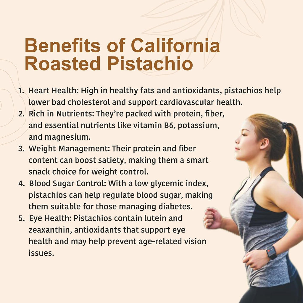 Nutty Organics California Roasted Pistachios 250 GM | Hand Selected Jumbo | Nutritious Tasty & Healthy Nuts Dry Fruits | Rich in Protein