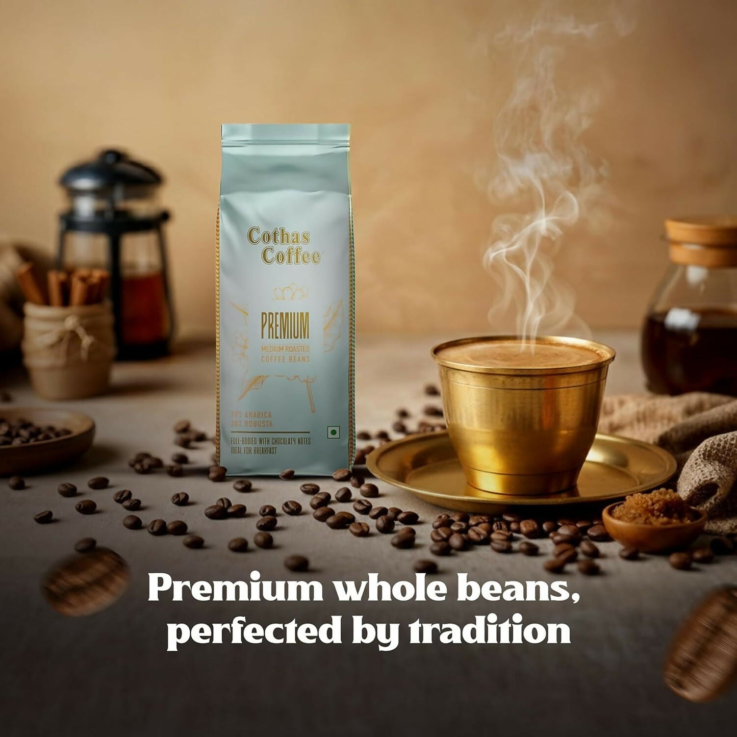 Cothas Coffee Premium Gold Medium Roasted Coffee Beans