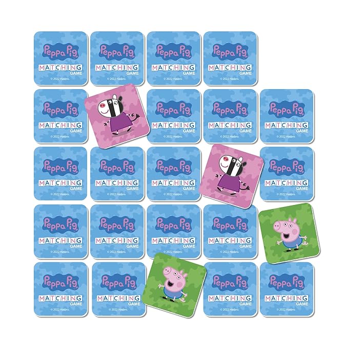 Hasbro Gaming Peppa Pig Matching Game for Kids Ages 3 and Up