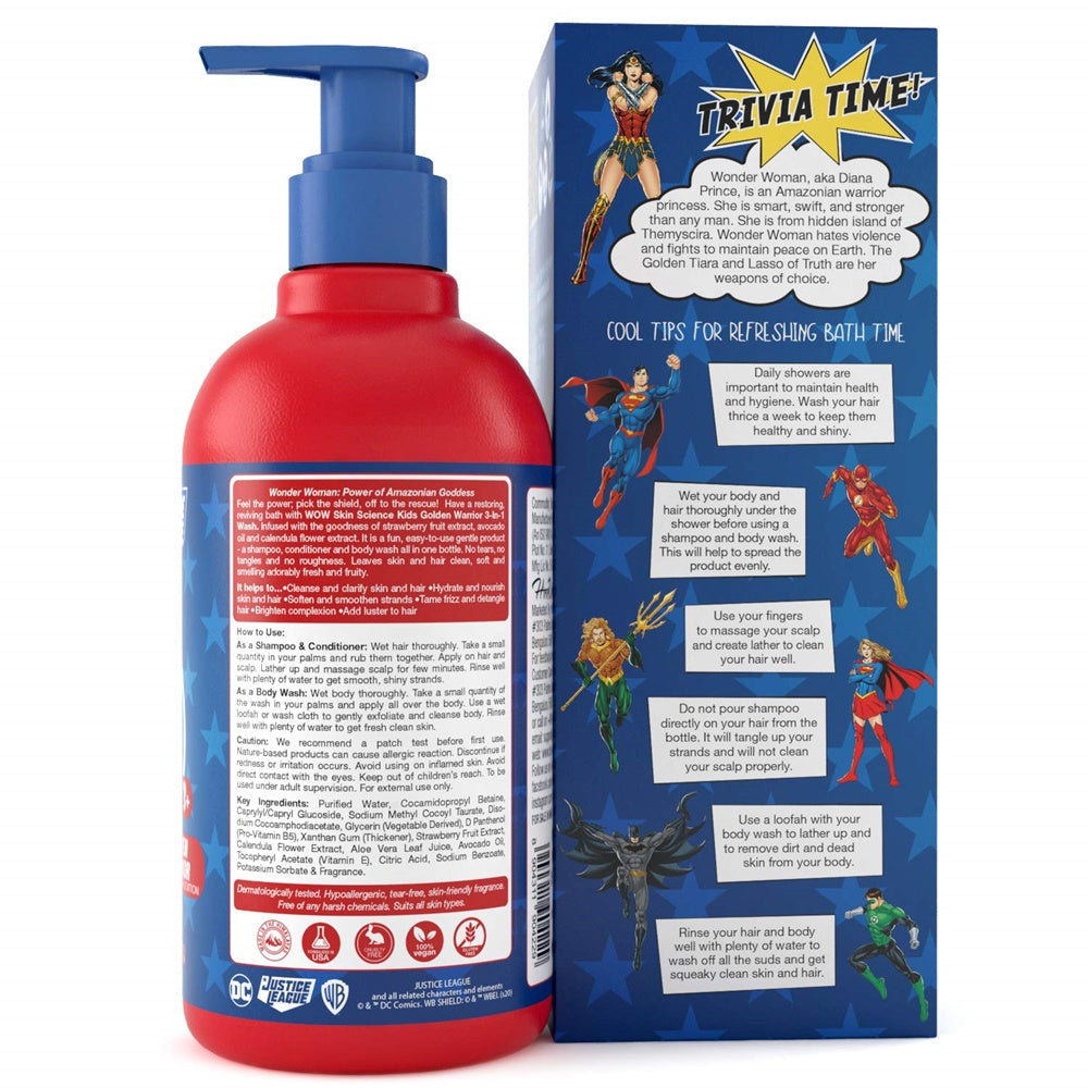 Wow Skin Science Kids 3 in 1 Wash - 300 ml