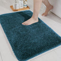Luxe Home International Microfibre Bath Mat Super Soft Anti Skid Newman Rectangular Mats For Bathroom Colour Teal