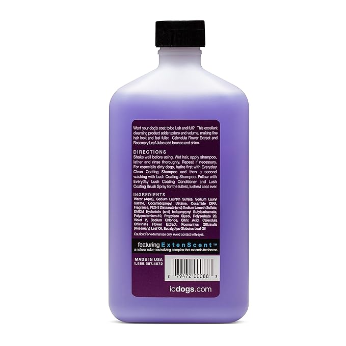 Isle of Dogs Everyday Lush Coating Dog Shampoo | 500 Ml | Violet