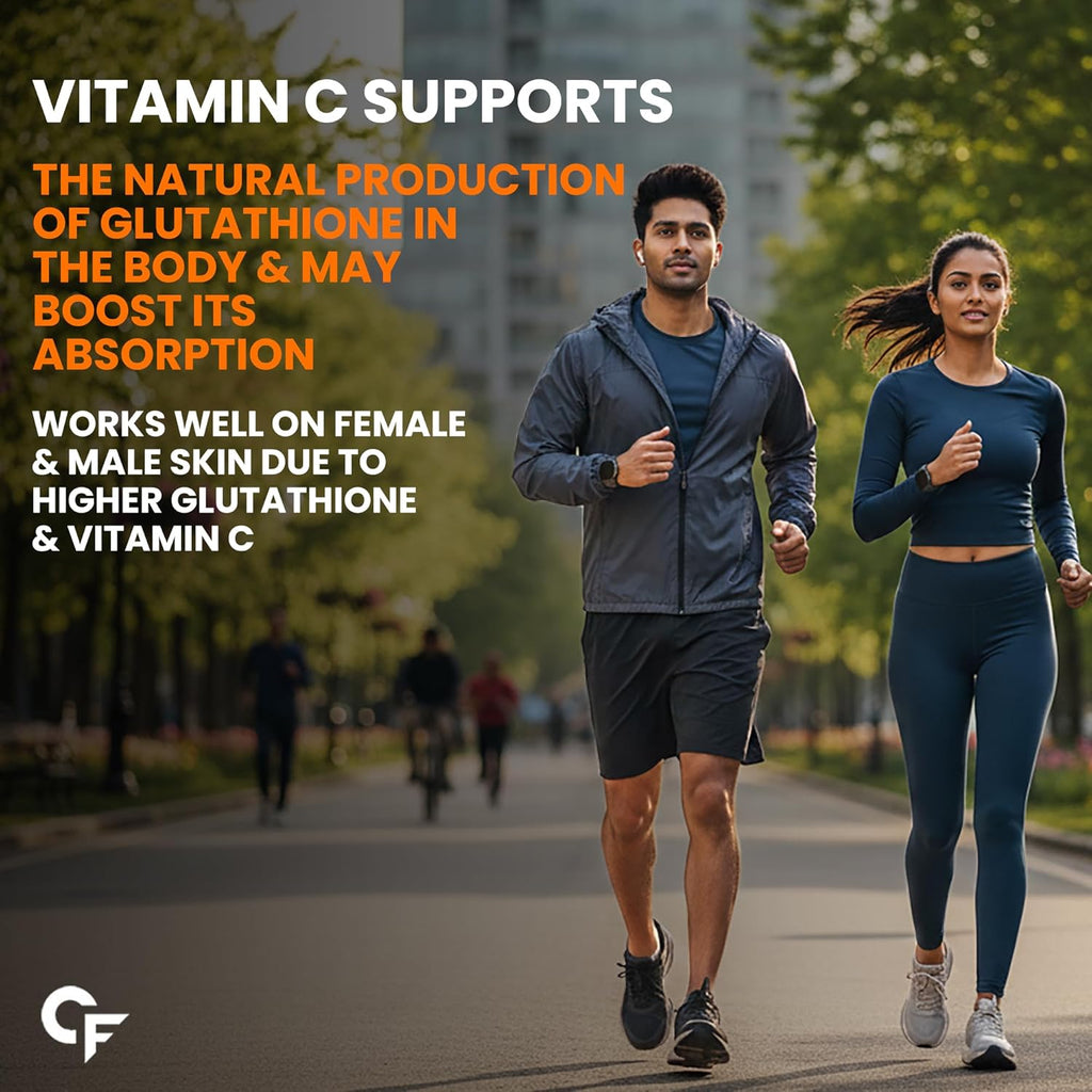 Carbamide Forte Glutathione Effervescent | Japanese Reduced L Glutathione 600mg with Vitamin C, Hyaluronic Acid, Vitamin E & Biotin - 15 Effervescent Tablets