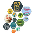 Artvibes Designer Wooden Wall Hanging Decoration for Home | Quotes Decor Item | Pack of 13 Pieces